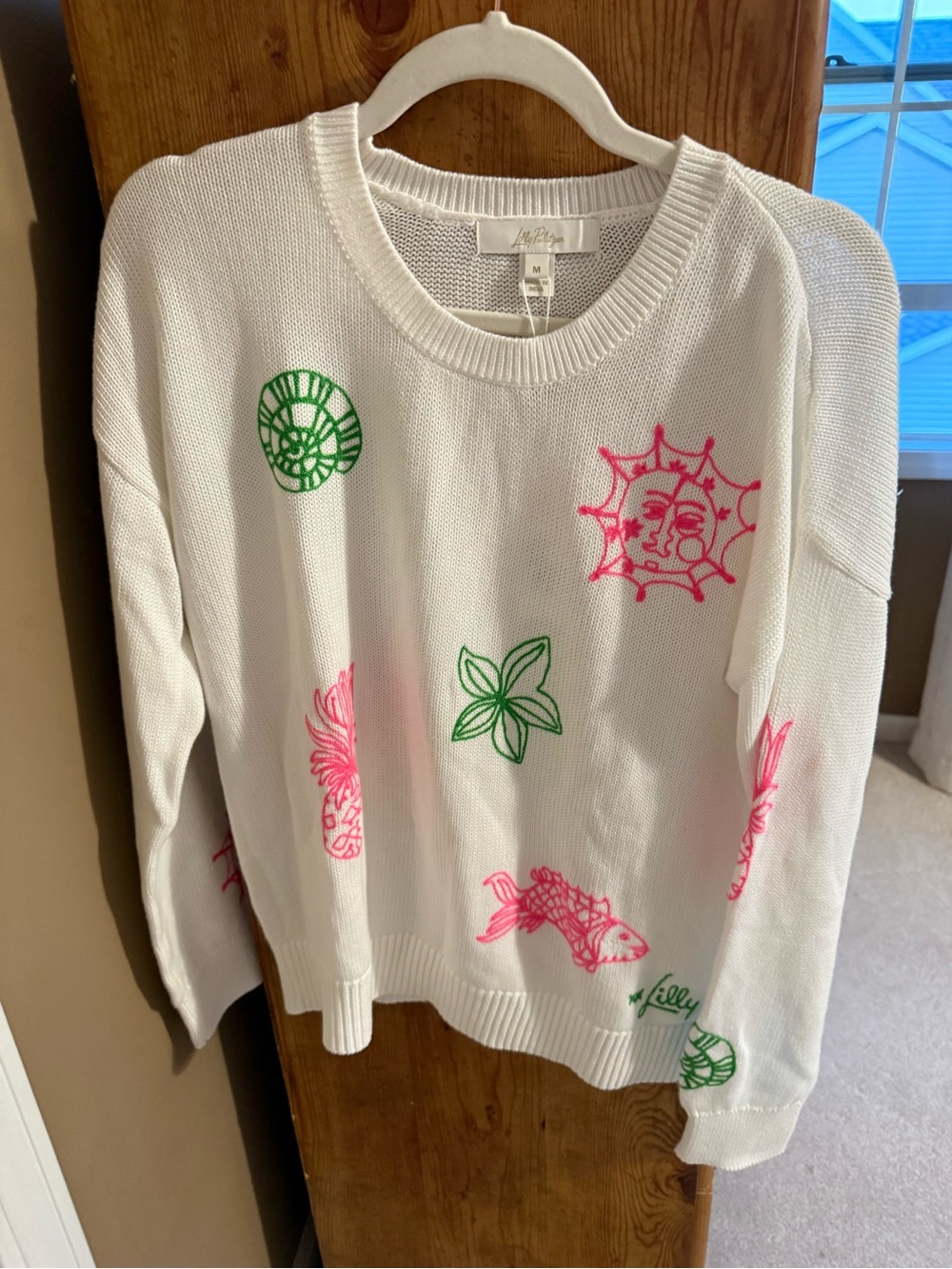 Lilly Pulitzer Tensley Embroidered Sweater - Picture 2 of 5